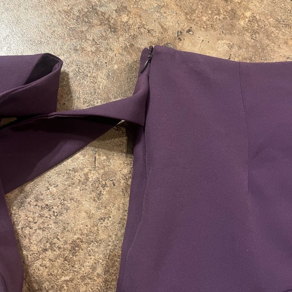 Zara Purple Tie Skirt‎ Size M - Picture 8 of 9